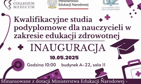 Uroczysta inauguracja I edycji kwalifikacyjnych studiów podyplomowych dla nauczycieli w zakresie edukacji zdrowotnej