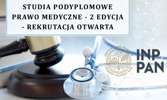 Nabór na kolejną edycję Studiów Podyplomowych "Prawo Medyczne"