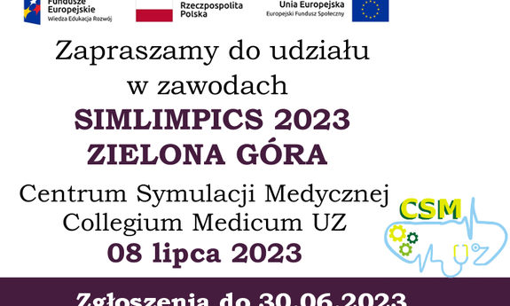 Zapraszamy do udziału w SIMLIMPCS 2023 Zielona Góra!!!