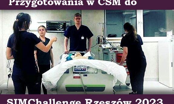 Przygotowania zespołu CSM do SIMChallenge 2023 w Rzeszowie