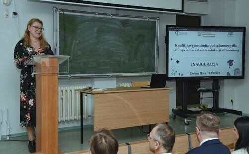 Inauguracja studiów podyplomowych dla nauczycieli w zakresie edukacji zdrowotnej