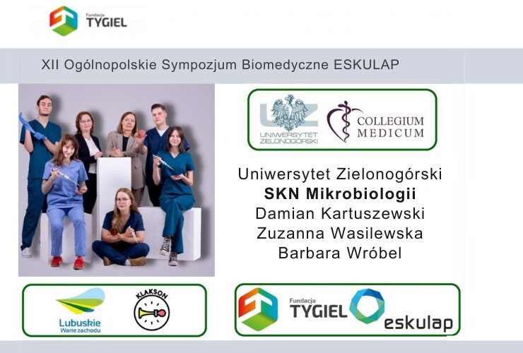 Wystąpienie członków SKN Mikrobiologii na Sympozjum „ESKULAP” w Lublinie