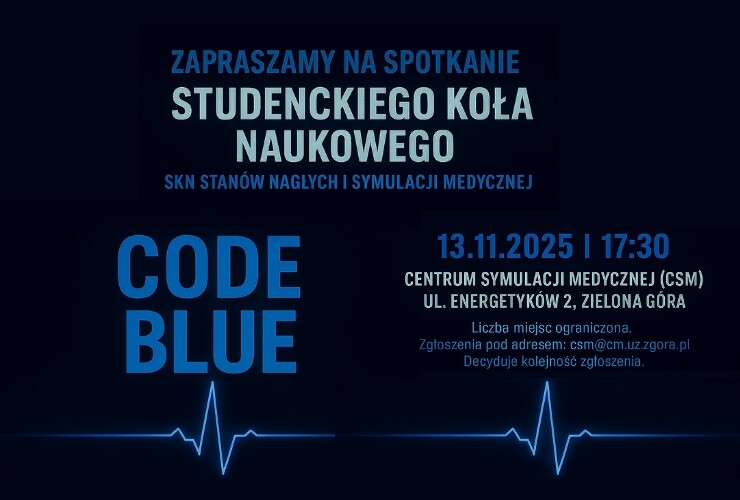 Spotkanie studenckie „CODE BLUE”