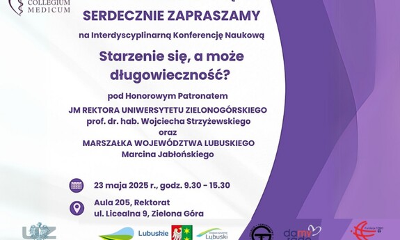 To już w piątek! Interdyscyplinarna konferencja naukowa pn. Starzenie się, a może długowieczność?
