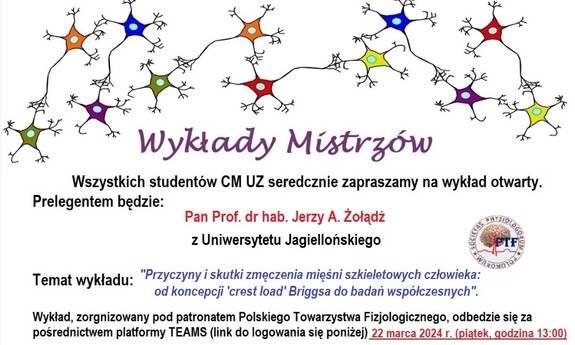 Wykłady Mistrzów! 22.03.2024 r.